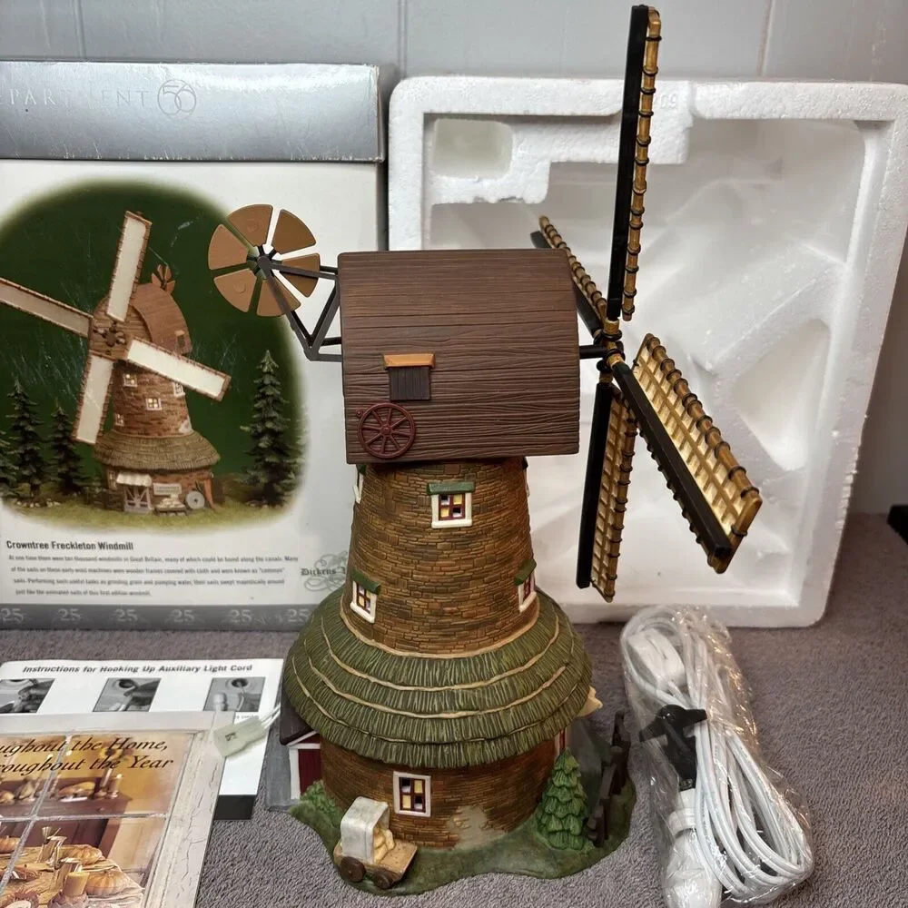 Department Dept 56 Dickens Village 58472 CROWNTREE FRECKLETON WINDMILL 56.58472 - Picture 3 of 12